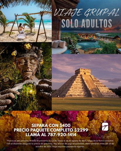 MEXICO Dia de los Muertos ADULTOS -Octubre 2025