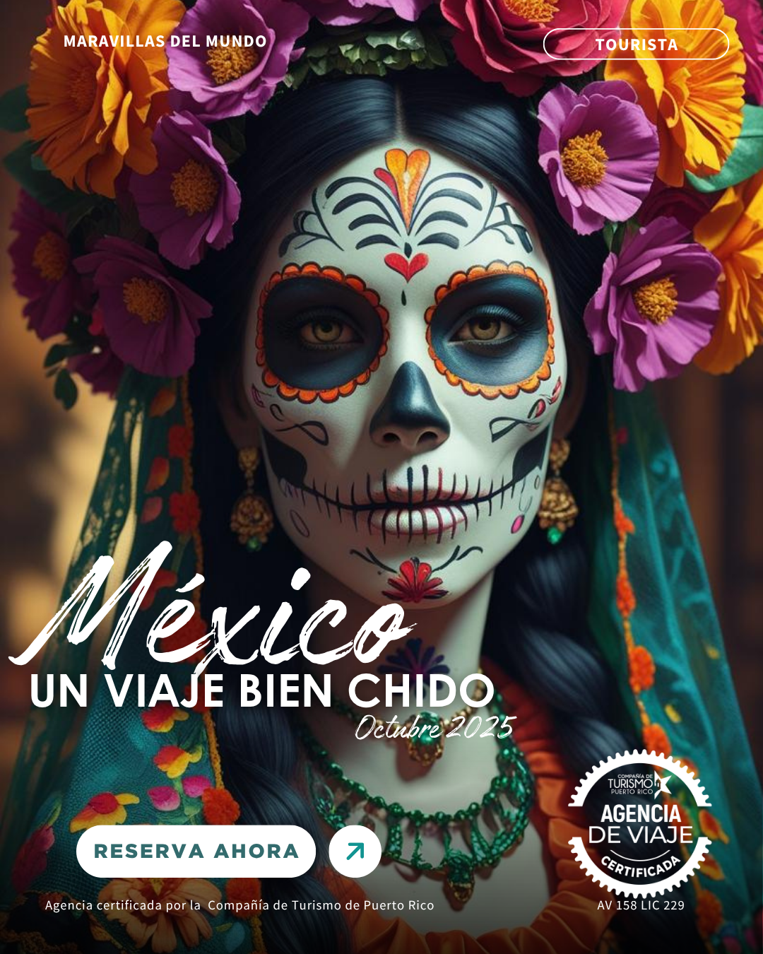 MEXICO Dia de los Muertos ADULTOS -Octubre 2025