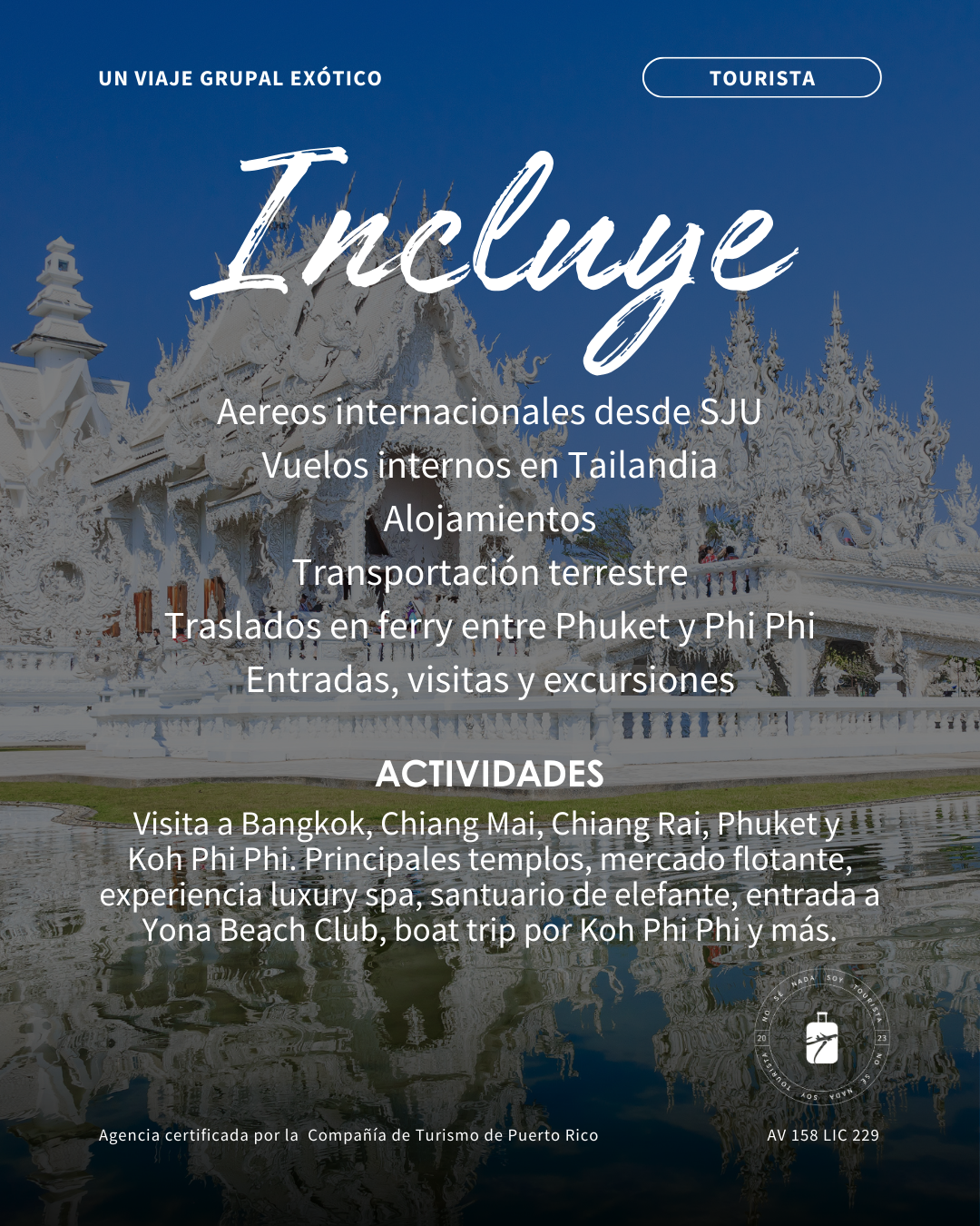 TAILANDIA — NOVIEMBRE 2026