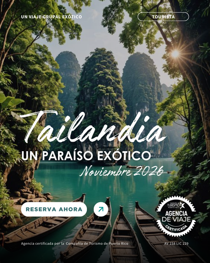 TAILANDIA — NOVIEMBRE 2026